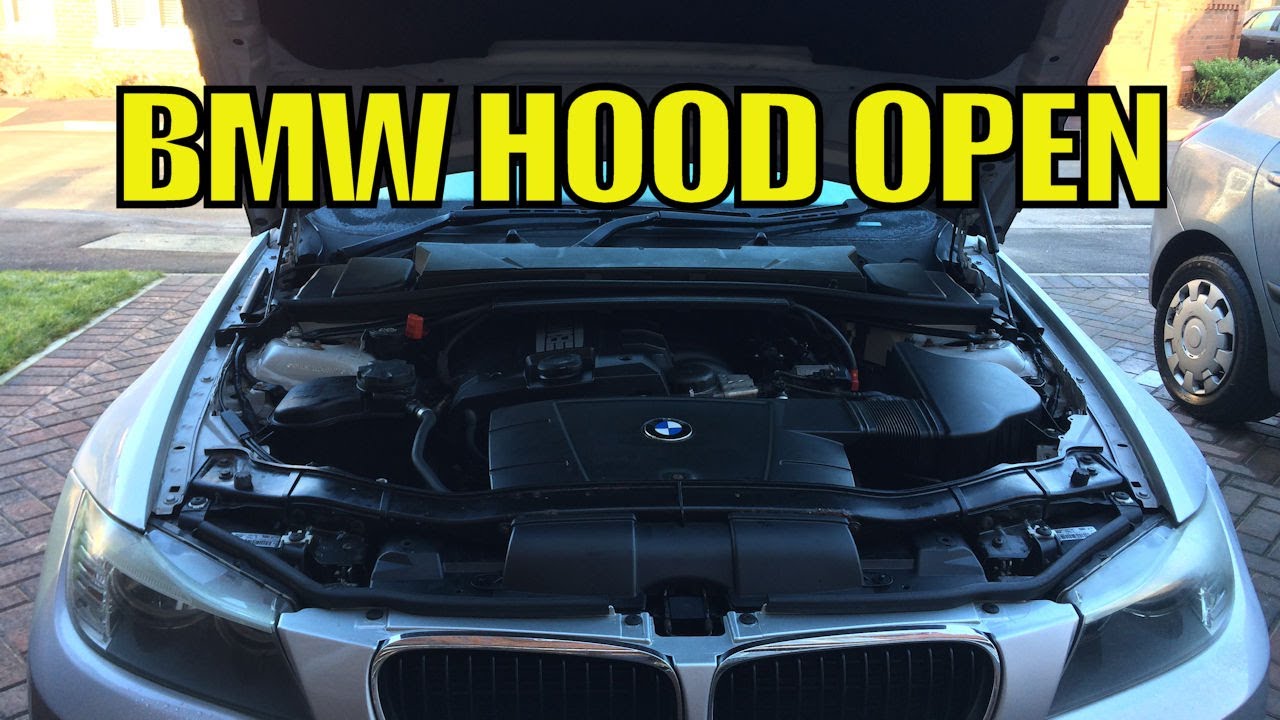 How to open the hood on a BMW 