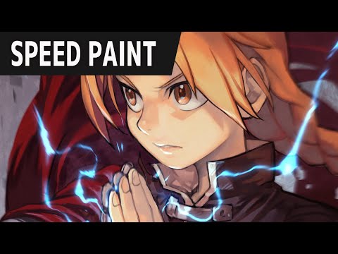 speed paint - Edward Elric エドワードエルリック 鋼の錬金術師 FULLMETAL ALCHEMIST