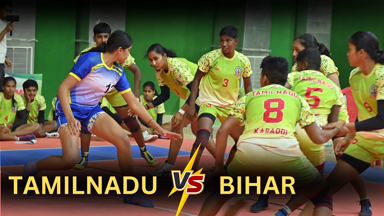 Tamilnadu vs Bihar Girls || 50th Junior National Kabaddi Championship 2025