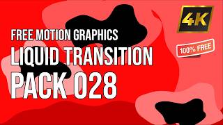Free Color Splash Transition | 4K Motion Graphics Overlay | Transparent PNG