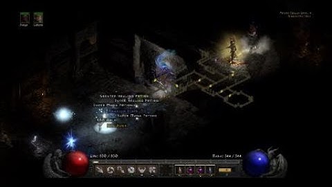 Finding GUL Rune in Forgotten Tower - D2R (PS4)