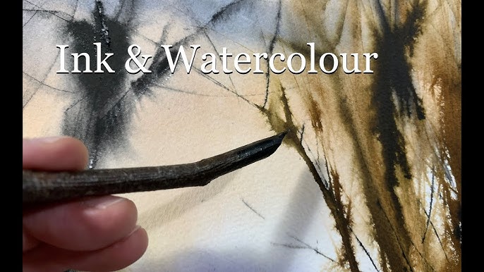 Use Acrylic Inks Like Watercolour 