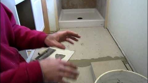 How To Install Ceramic Tile Part 2: Layout, Cutting & Tile Installation