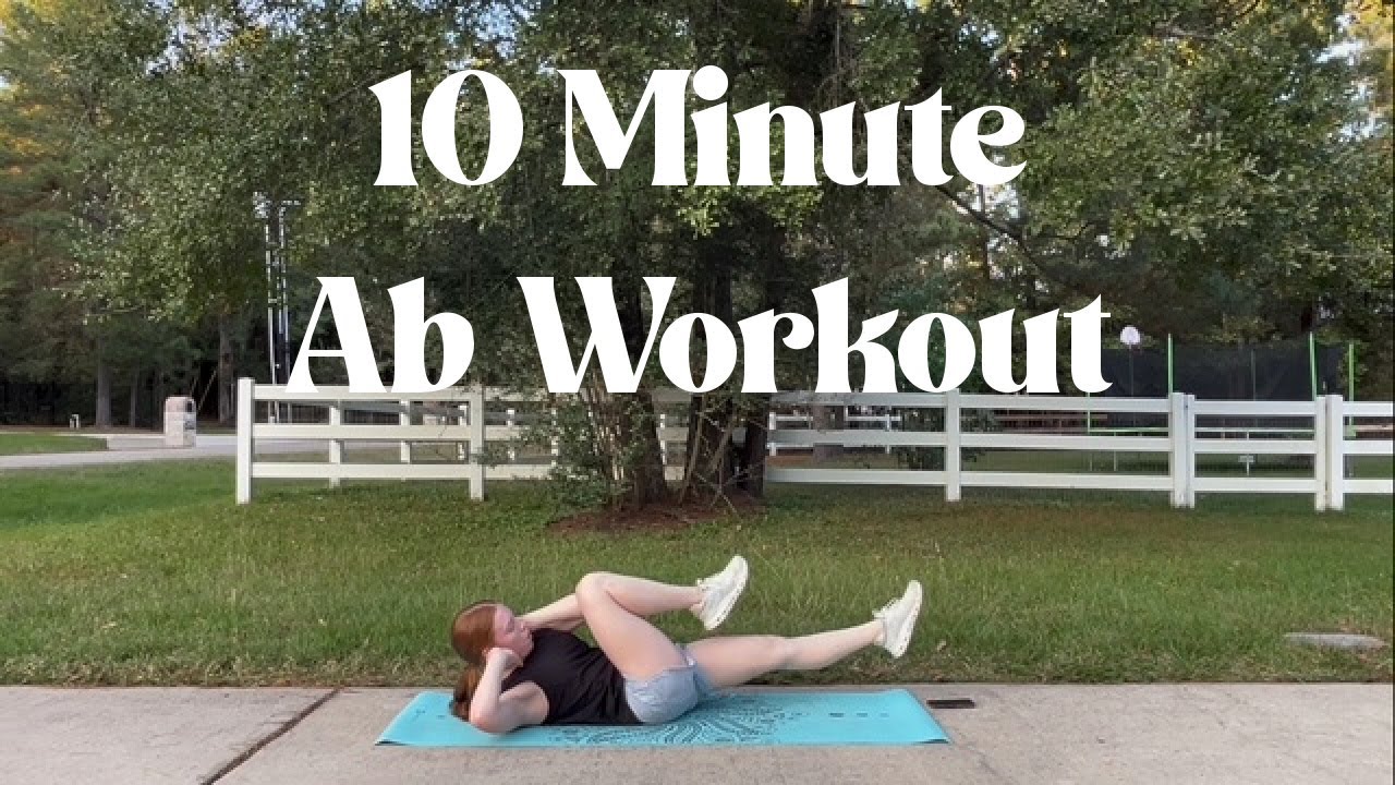 10 Minute Ab Workout - Follow along, no equipment needed l #workout # ...