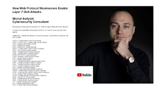 Michał Sołtysik - How Web Protocol Weaknesses Enable Layer 7 DoS Attacks (ENG)