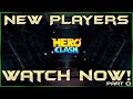 Are you a new player to hero clash  watch now  heroes awakening spring leveling up etc