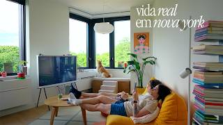 rotina produtiva real em nova york 🏠 cozinhando, organizando, vivendo