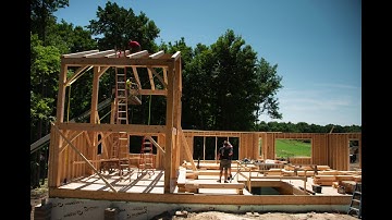 Building a Timberframe House 9 - Rafters & Floor Joists