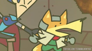 Melee Marth uses his grab range to escape the exploding Halberd (Smash Bros Animated)