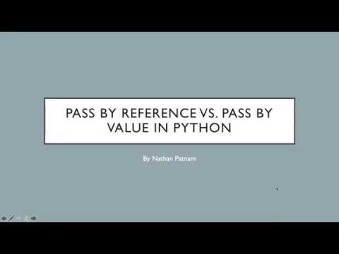 Pass By Reference vs Pass By Value and Implementing Examples in Python