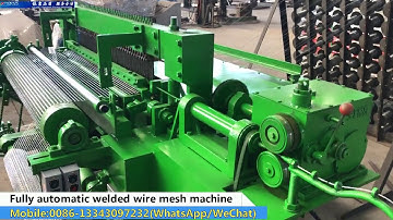 Hengtai wire mesh machinery factory(fully automatic welded wire mesh machine in roll)