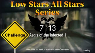 【Arknights】7-13 Challenge Mode Low Rarity Guide