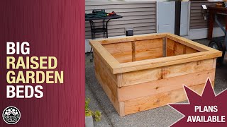 Big Raised Beds for The Garden // Woodworking