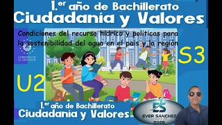 Condiciones del recurso hidrico y politicas parala sostenibilidad del agua en el pais y la región. Condiciones del recurso hidrico y politicas parala sostenibilidad del agua en el pais y la región.