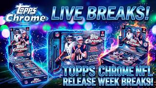 TOPPS CHROME NFL RELEASE WEEK BREAKS!! | Plus Chrome WWE & Cosmic