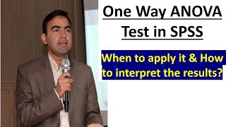 When to use One Way ANOVA || How to run in SPSS || Interpretation of ANOVA results || Kokab Manzoor