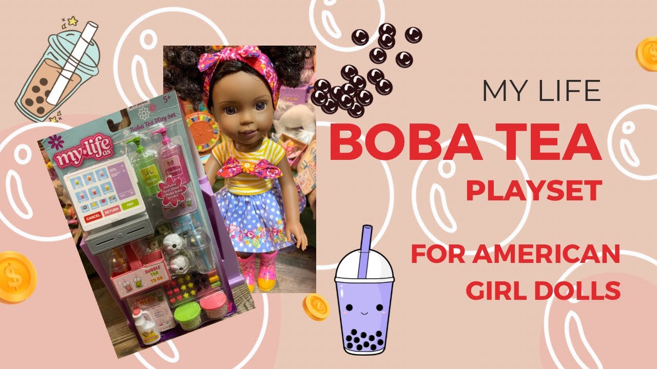 My Life Boba Tea Play Set for 18” American Girl Dolls and Wellie