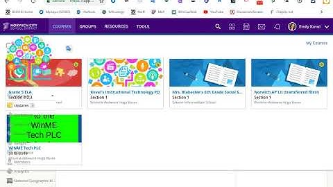 Schoology: Updates to Selected Courses & Announcements Pinned to Top of Updates within a Course