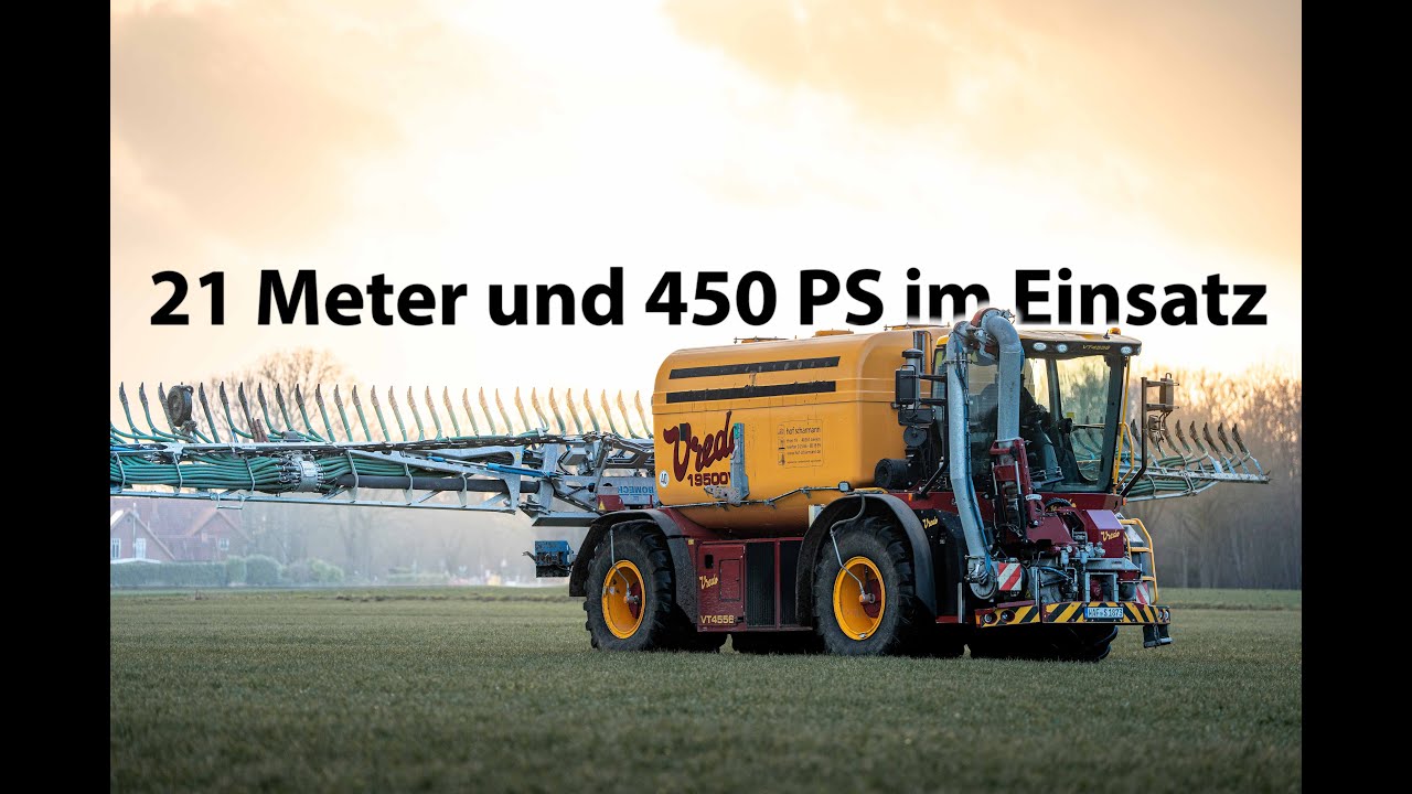 Schafft er 150 Hektar/Tag? 😮‍💨Vredo VT4556 x 21m Bomech im Feldeinsatz! Pure Sound II LS Agrarvision