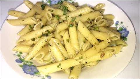 Homemade Spicy Garlic Pasta