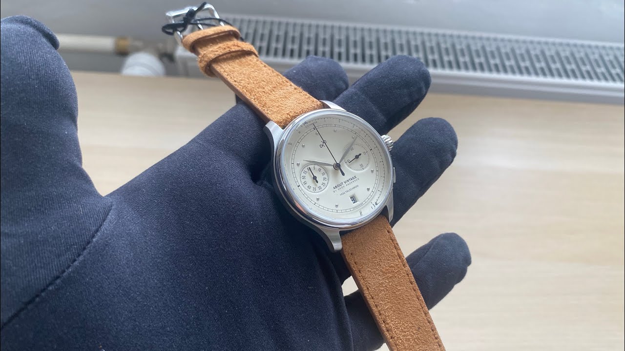 Men's silver About Vintage 1934 Telechron / White 42 MM - YouTube