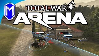 Throwing Big Rocks At Barbarians, Roman Catapults - Let's Play Total War Arena Beta Gameplay Ep 4