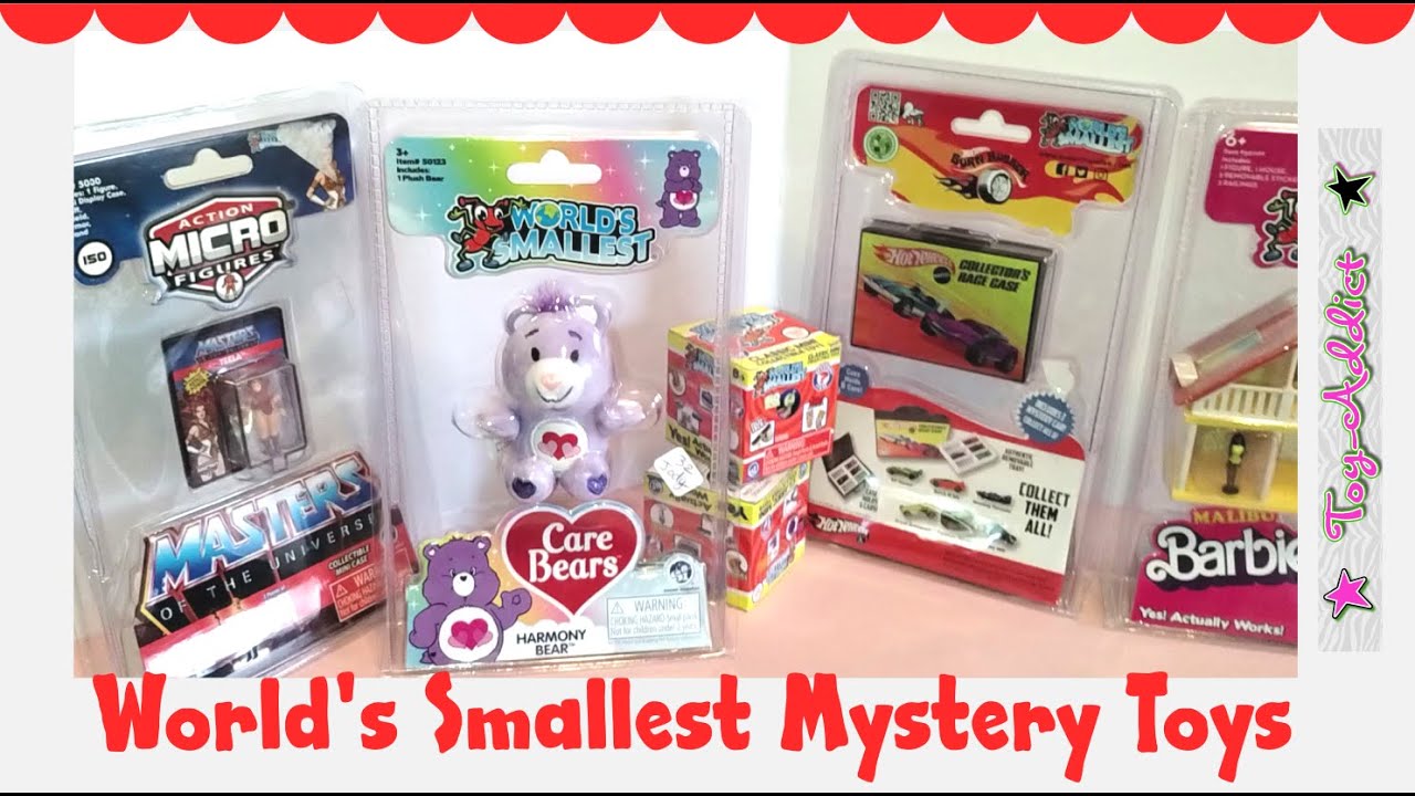World's Smallest Mystery Toys - Teeny Tiny Garbage Pail Kids & Wacky Packages! ~ Toy-Addict