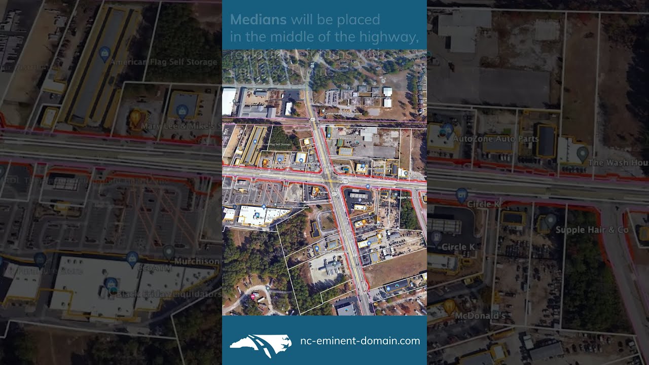 The NCDOT Might Take Your Land For Murchison Rd NC 210 Widening Project