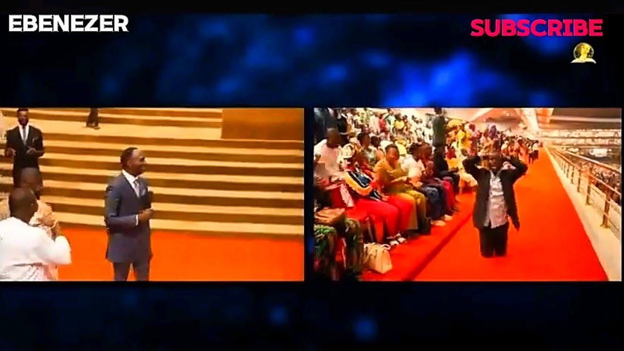 Pastor Paul Enenche Gifted and Dancing Member a Shoe and a Suit - Favour Located Him