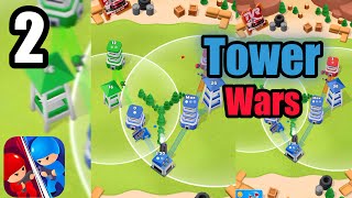 TOWER WARS : Tactical Conquest -Gameplay Walkthrough Part -2 (iOS, Android)