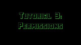 MadCommands Tutorial 03: Managing Permissions