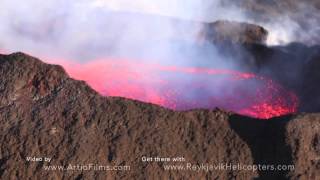 Holuhraun Volcano Iceland November 2014