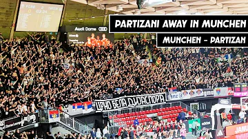 Grobari Partizan Ultras In Munchen, Germany || Bayern Munchen vs Partizan (09.02.23)