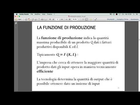 Video: Il sottoutilizzo è rappresentato su una frontiera delle possibilità di produzione?