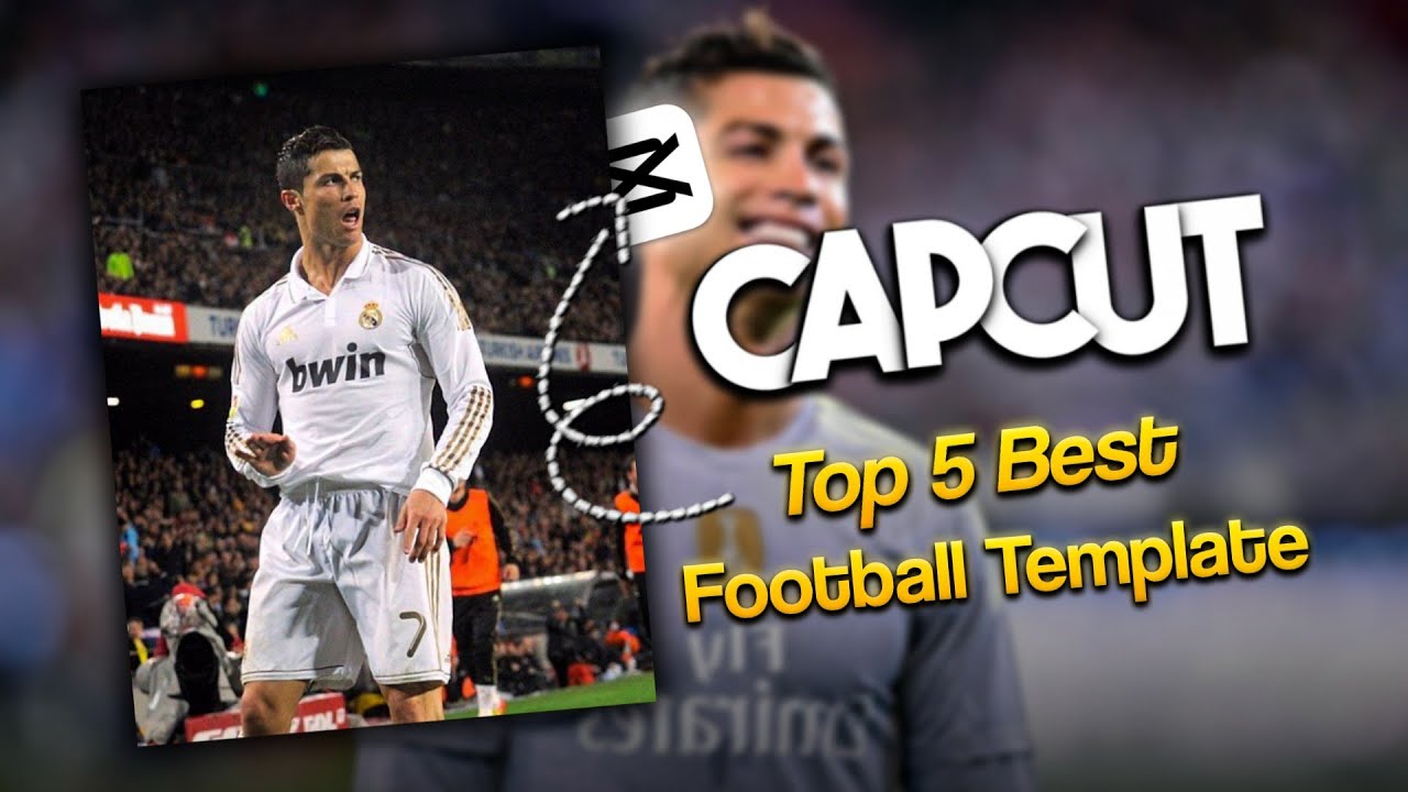 Top 5 best football edit viral template on capcut - YouTube