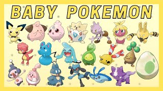 All Baby Pokemon