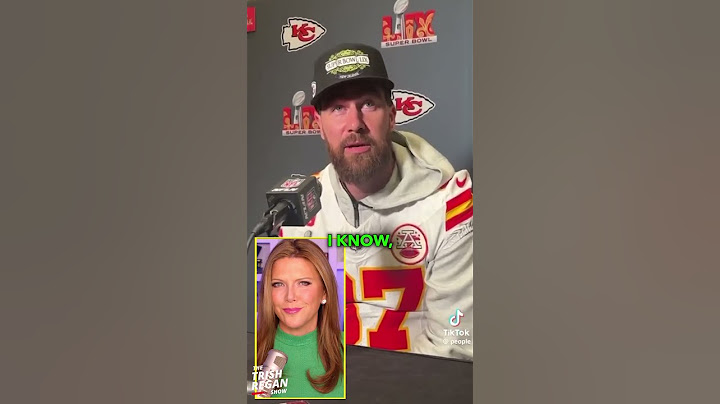 Travis Kelce on Trump at Super Bowl