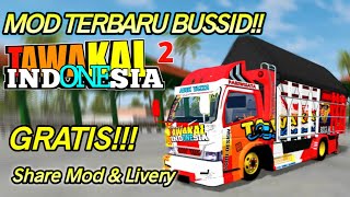 TERBARU!!! Download MOD BUSSID Truk Canter TAWAKAL INDONESIA 2 - Bus Simulator Indonesia