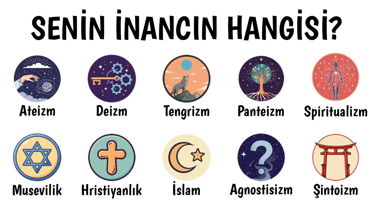 DİNİ İNANCINI BULMANA YARDIM EDİYORUM -- BÜTÜN DİNİ İNANÇLAR (1)
