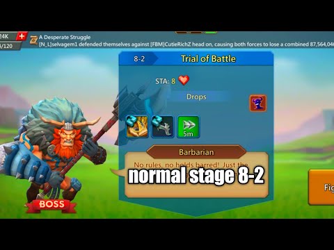 lords mobile normal stage 8-2