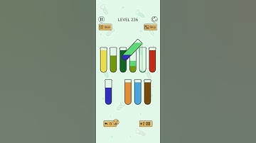 Color Sorting Puzzle #asmrvideo #watersortcolorpuzzle #game #asmrsounds #games #puzzle #gaming