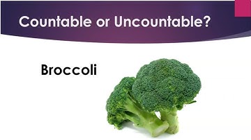 Test your English:  Countable or Uncountable Nouns