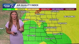 Extreme heat fades but it still feels like summer in Omaha