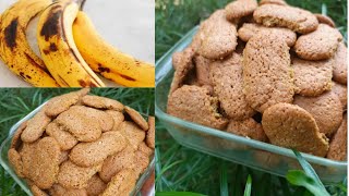 JINSI YAKUPIKA BISKUTI ZA NDIZI/BANANA BISCUITS RECIPE @mziwandabakers8297
