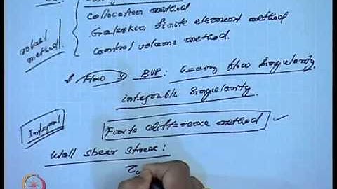 Mod-29 Lec-39 Solution methods for Boundary Layer Equations