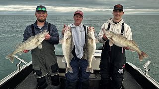 Walleye Fishing on Lake Erie with Blueline Charters