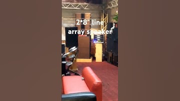 2*8" line array speaker with neodymium drivers#linearray #prosound #dj #speakerfactory