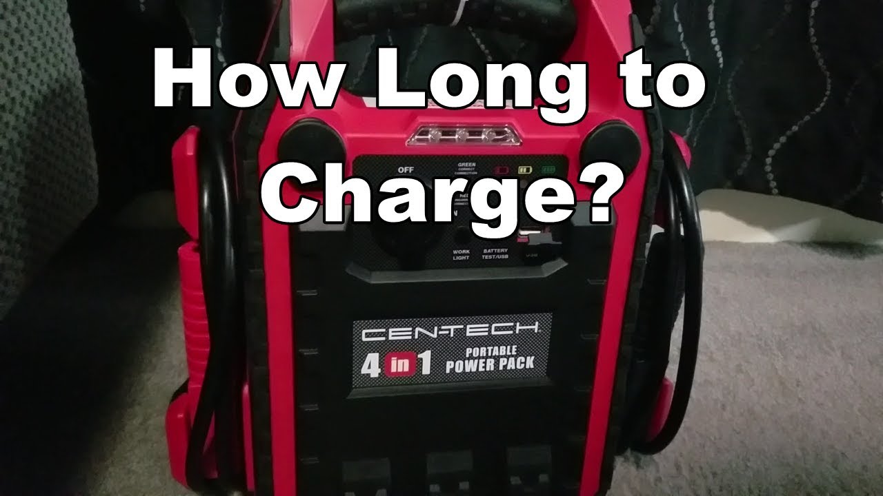 How Long To Charge 4-in-1 Cen-tech James Bond - Youtube