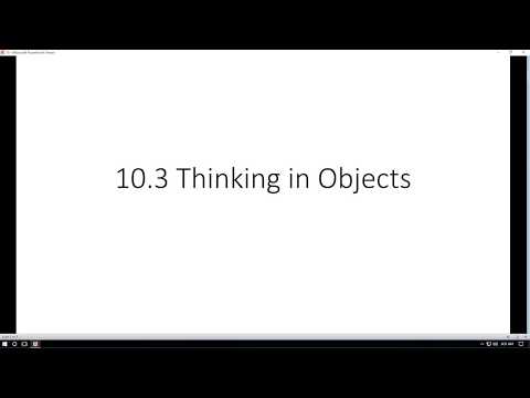 10 3 Thinking in Objects