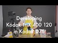 Developing Kodak Tri-X 400 120 with D76 Stock || Developing with Nico